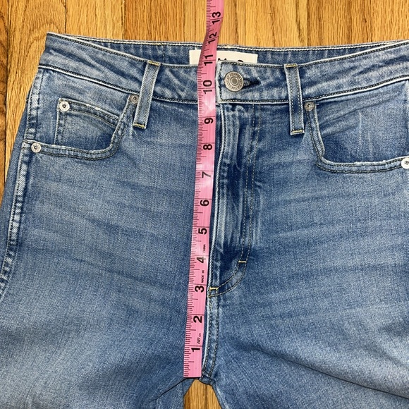 ✨ AMO Denim ✨ Chloe Crop Jeans Forever Young Wash Size 26 $278 - Picture 13 of 15